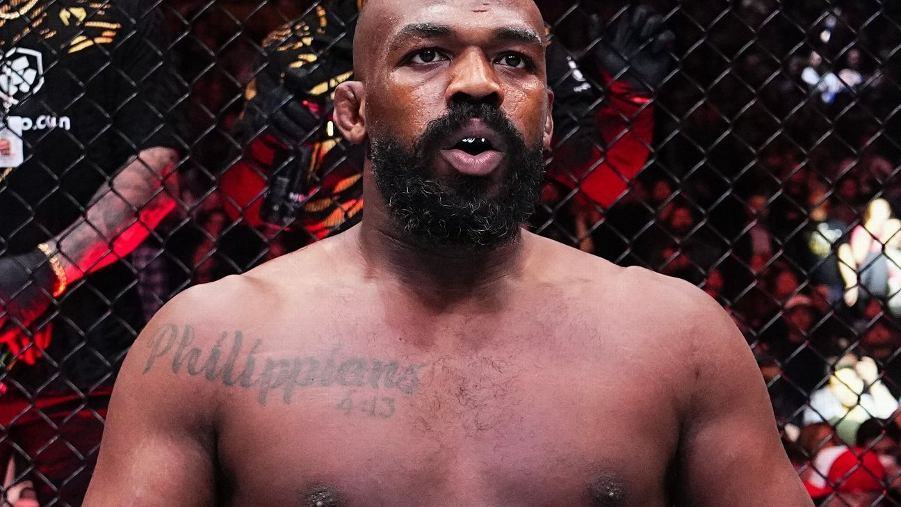Jon Jones is out of the competition, says Dana White, CEO of UFC