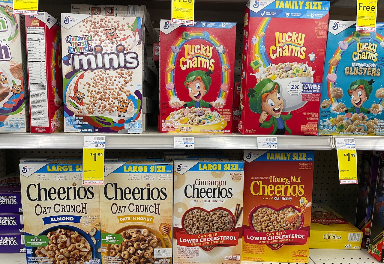 3 types of cheerios are being interrupted