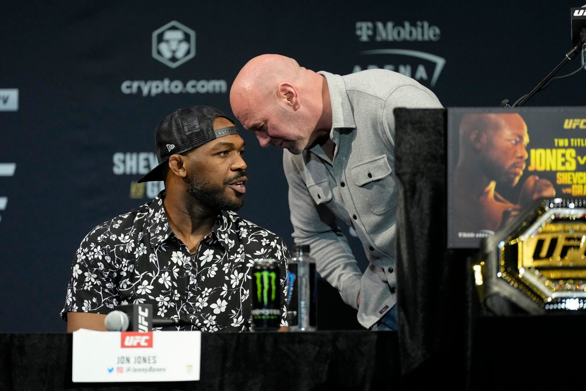 Dana White calls the only fighter Jon Jones ever fed and it’s not Tom Aspinall