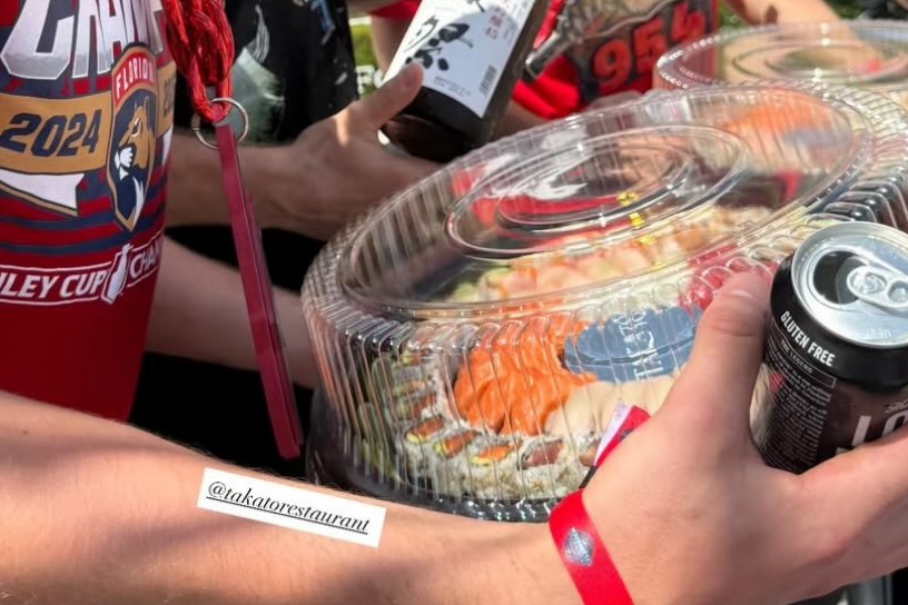 Florida Panthers Order Sushi for Stanley Cup Parade of Restaurant Oilers Book a Game 6 Winning
