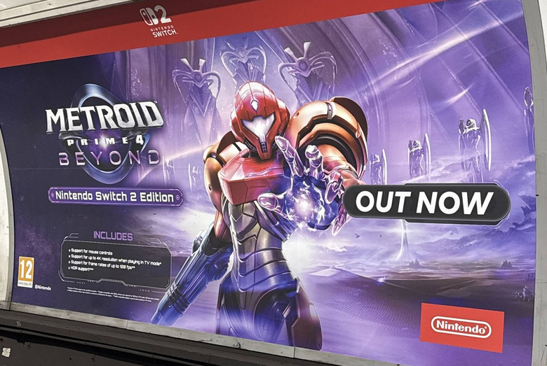 Metroid Prime 4: It says the game is already available outside the subway (updated)