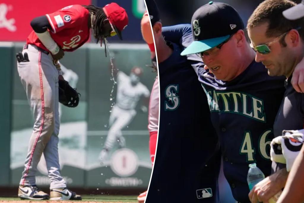 Elly de la Cruz Braak, Trent Thornton helped from field