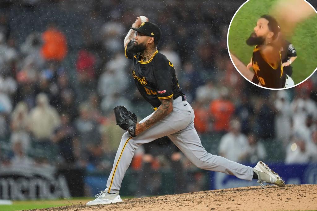 Mlb suspends pirates’ Dennis Santana after wild interruption