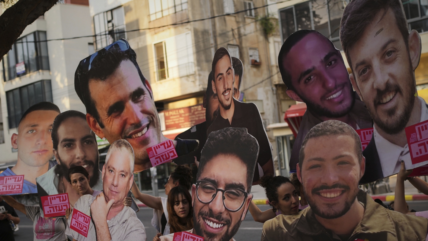 While Israel recovers the three hostages bodies, how are they still in Gaza? : NPR